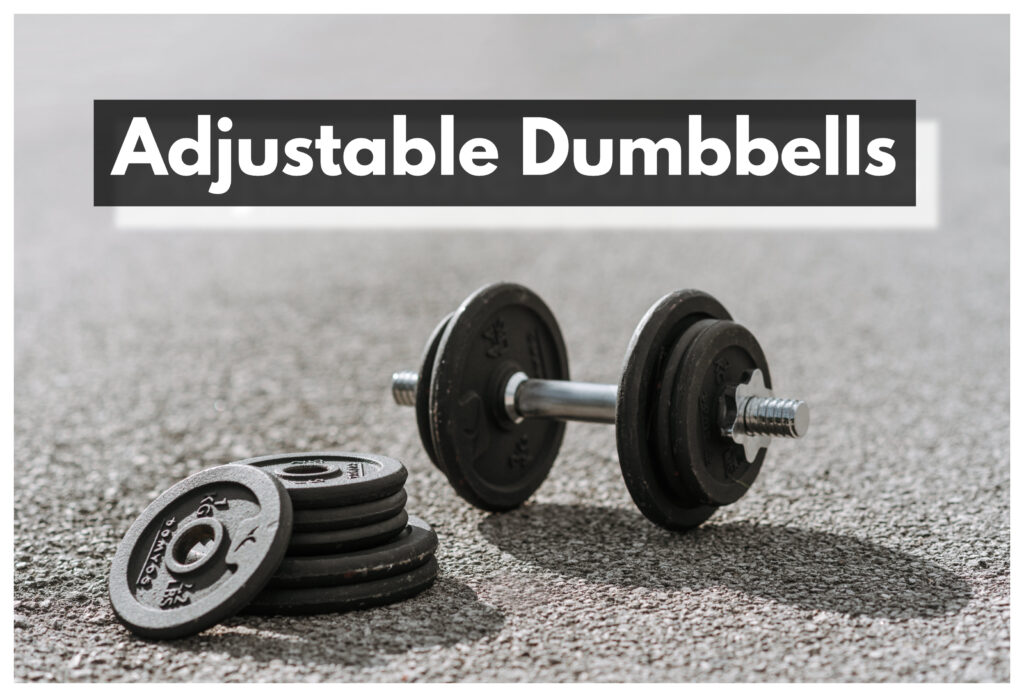 Exercise Equipment for Seniors Choice No. 1: Adjustable Dumbbells