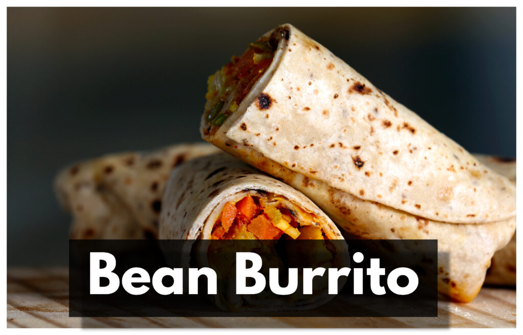 If you're a senior living solo, a bean burrito is a great way to get a tasty, satisfying meal in a jiffy! 