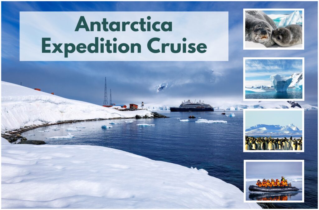 Embark on a journey to the end of the earth, Antarctica! Experience the enchanting glaciers and mesmerizing icebergs that will take your breath away.