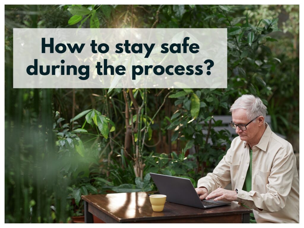 Staying safe during the process of online dating for seniors includes keeping your personal information private.