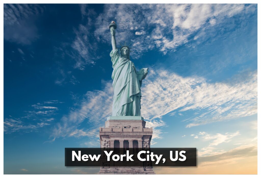 New York City, United States is one of the most senior-friendly cities in the world
