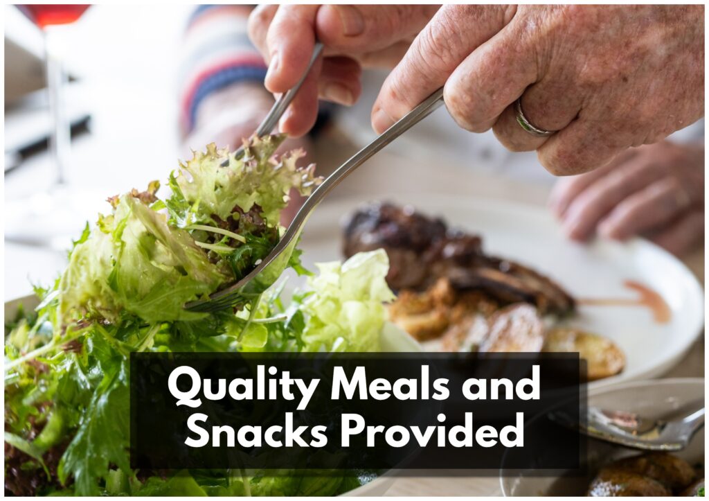 Living in an aged care facility, you can enjoy delicious, nutritious meals and snacks that will help keep you feeling your best!