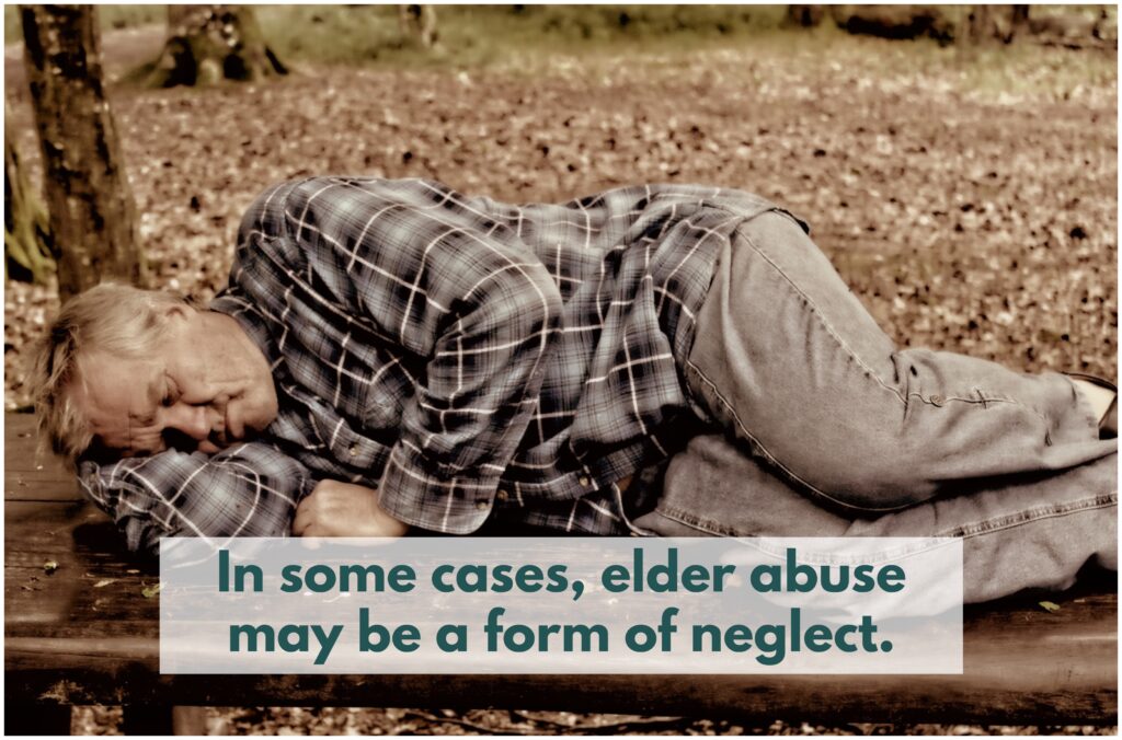 Elder abuse can cause significant physical and emotional harm, including trauma and psychological distress.