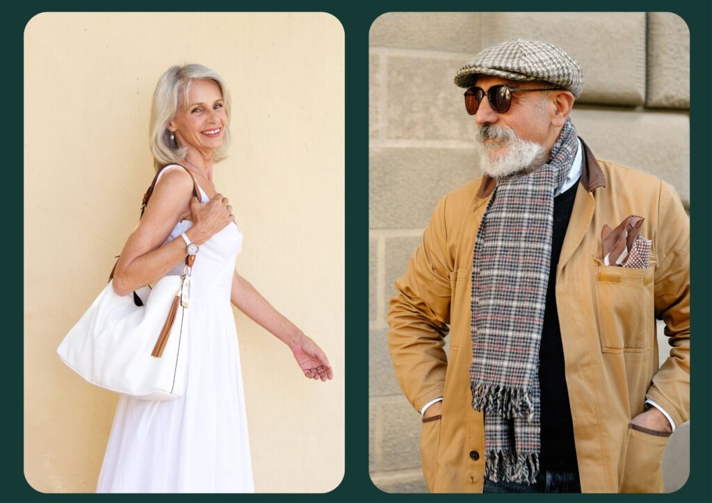 Finding personal style boosts confidence in senior fashion and beauty.