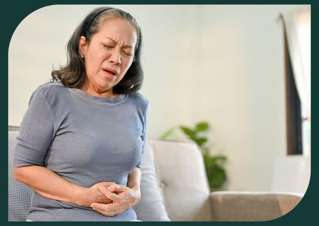 Hyperthyroidism in aging can cause frequent bowel movements or diarrhea.