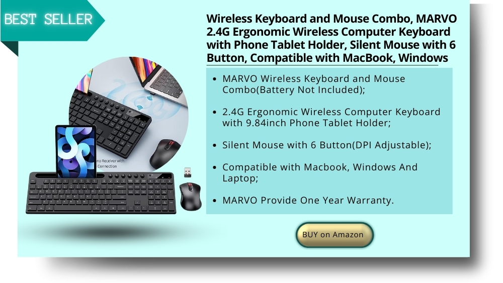 Wireless Keyboard and Mouse CoMBO