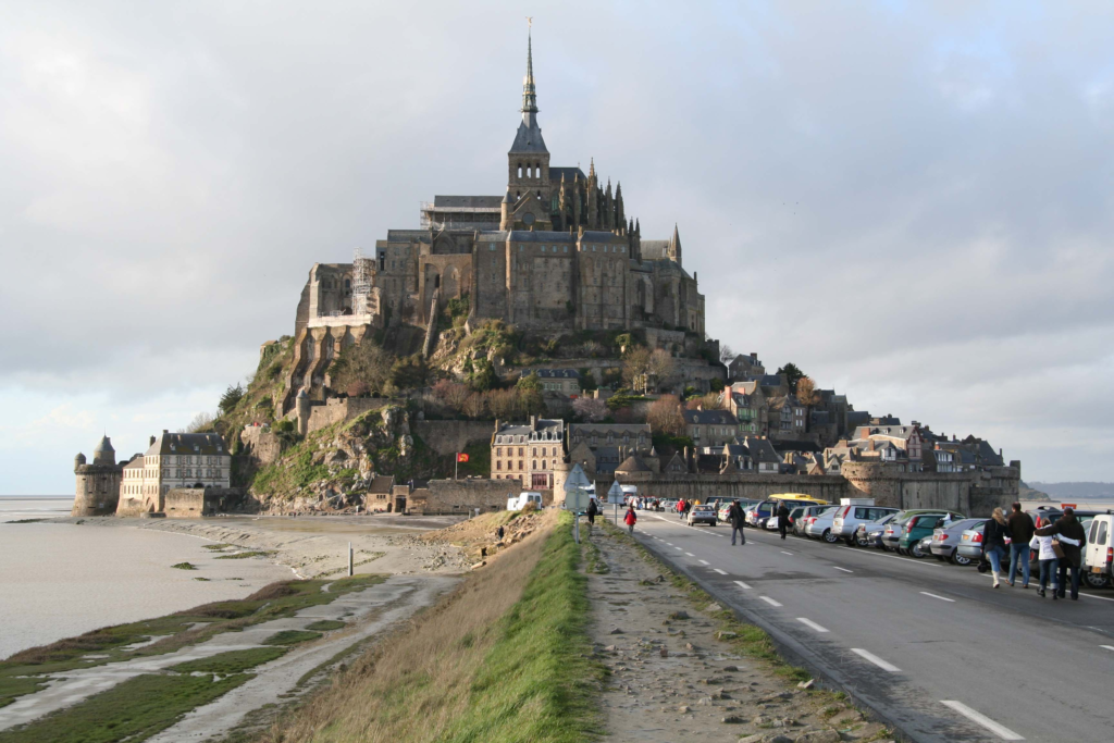 An image of the Mont Saint-Michel in France.
