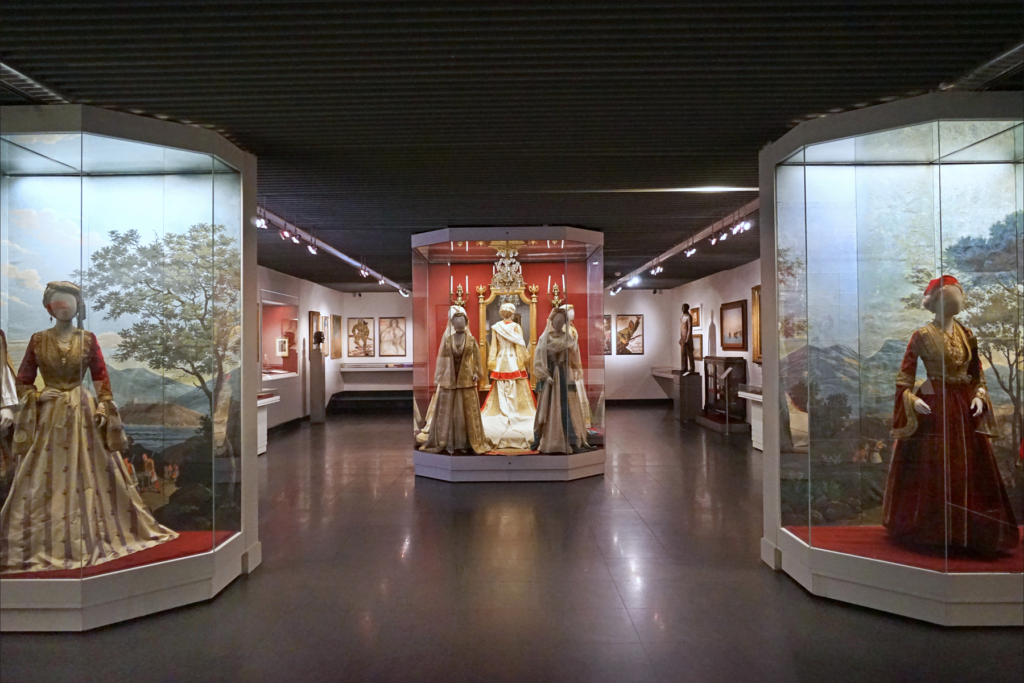An image of the Benaki Museum's exhibit. 