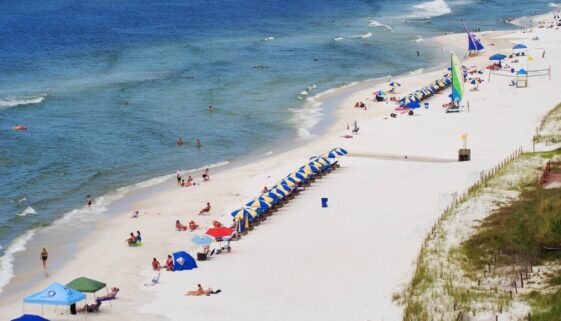 An image of a beach, one of exciting locations in senior vacations to panama city.