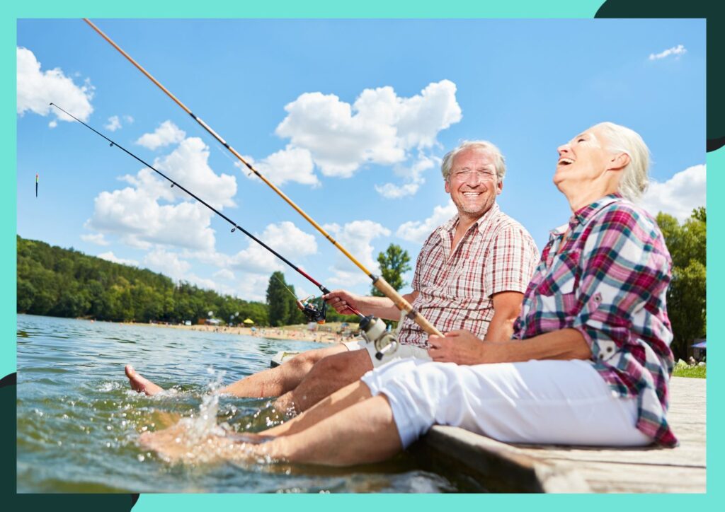 Mastering new fishing techniques and catching prized fish can boost mental well-being in retirement.