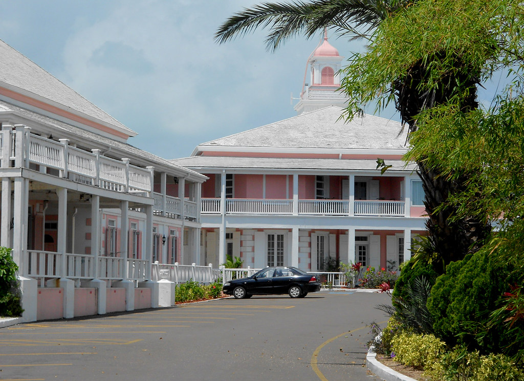 An image of the Nassau Government House.