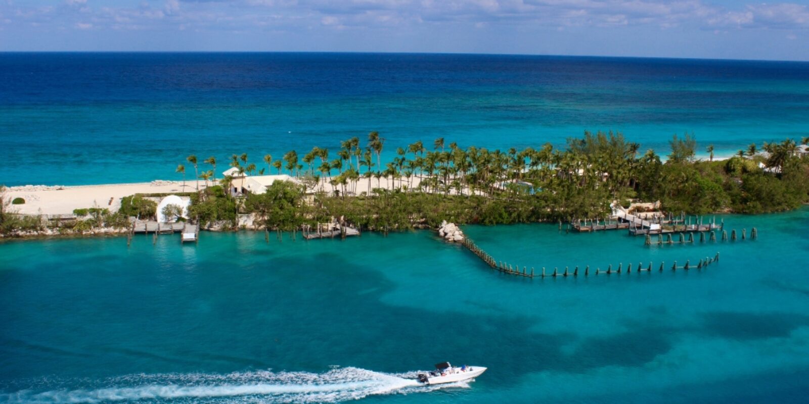 An image of a Nassau port from an article about "senior trip to nassau."
