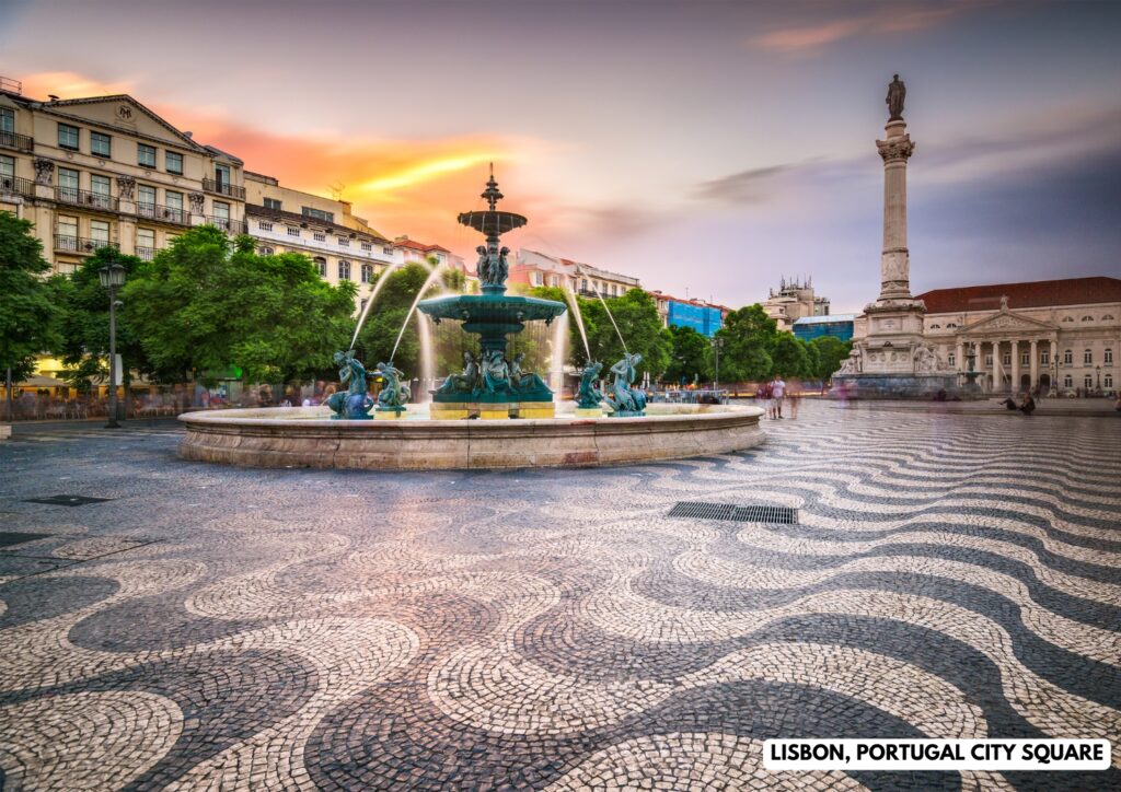 Lisbon, Portugal City Square