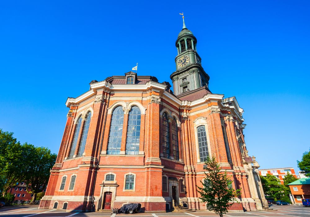 An image of the St. Michael's Church. 